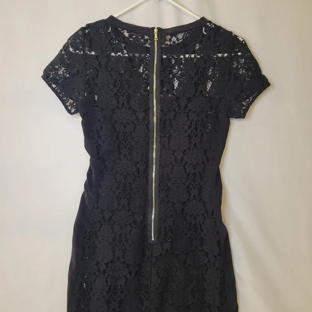 Rebecca Taylor Black Lace Mini Dress - Picture 2 of 3